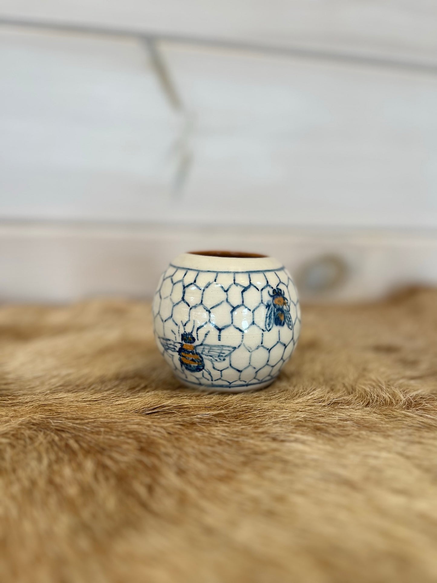 Small Pitcher with horses running