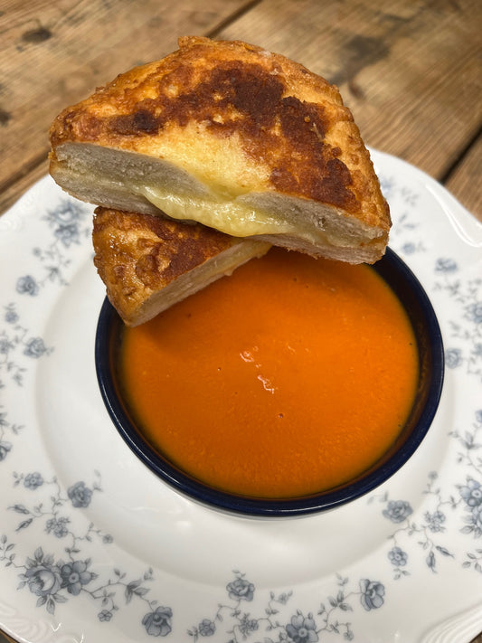 Roasted Red Pepper and Tomato Bisque