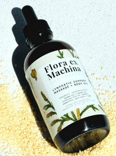 Lymphatic Support Massage and Body Oil - Flora Ex Machina